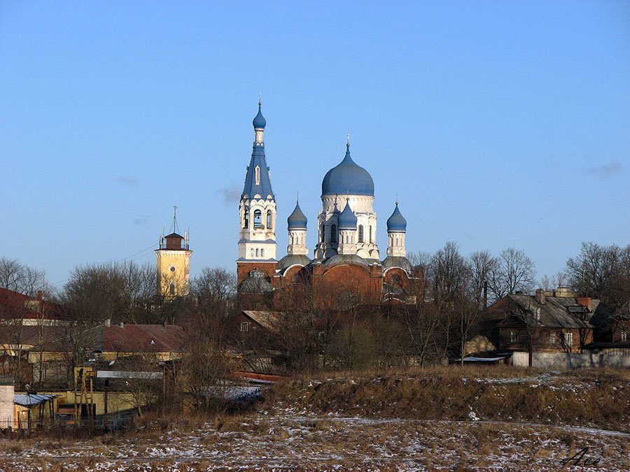 Gatchina. Pokrova Presvjatoj Bogoroditsys church., Гатчина