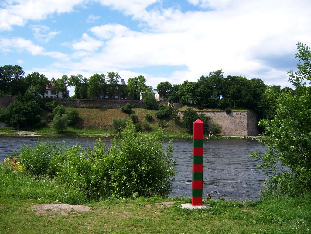 Граница с Эстонией  (24.06.2009), Ивангород