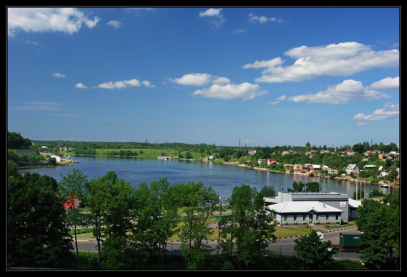 Narova river, Ивангород