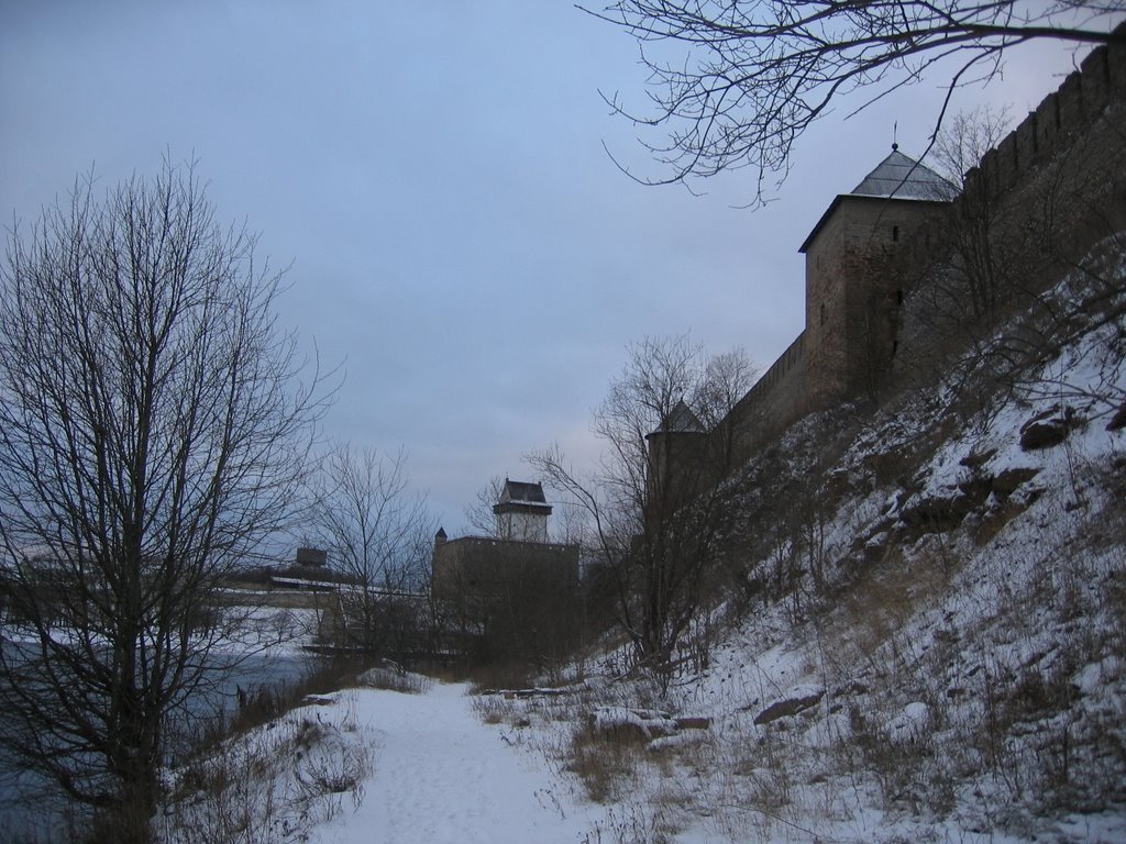 Ivangorod. German tower, Ивангород