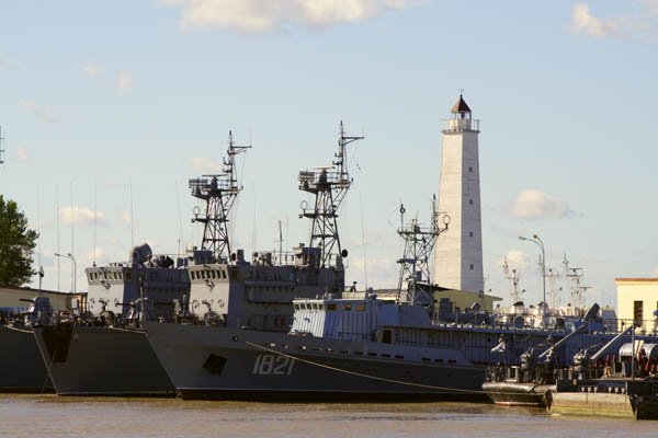 The Russian military fleet, Кронштадт