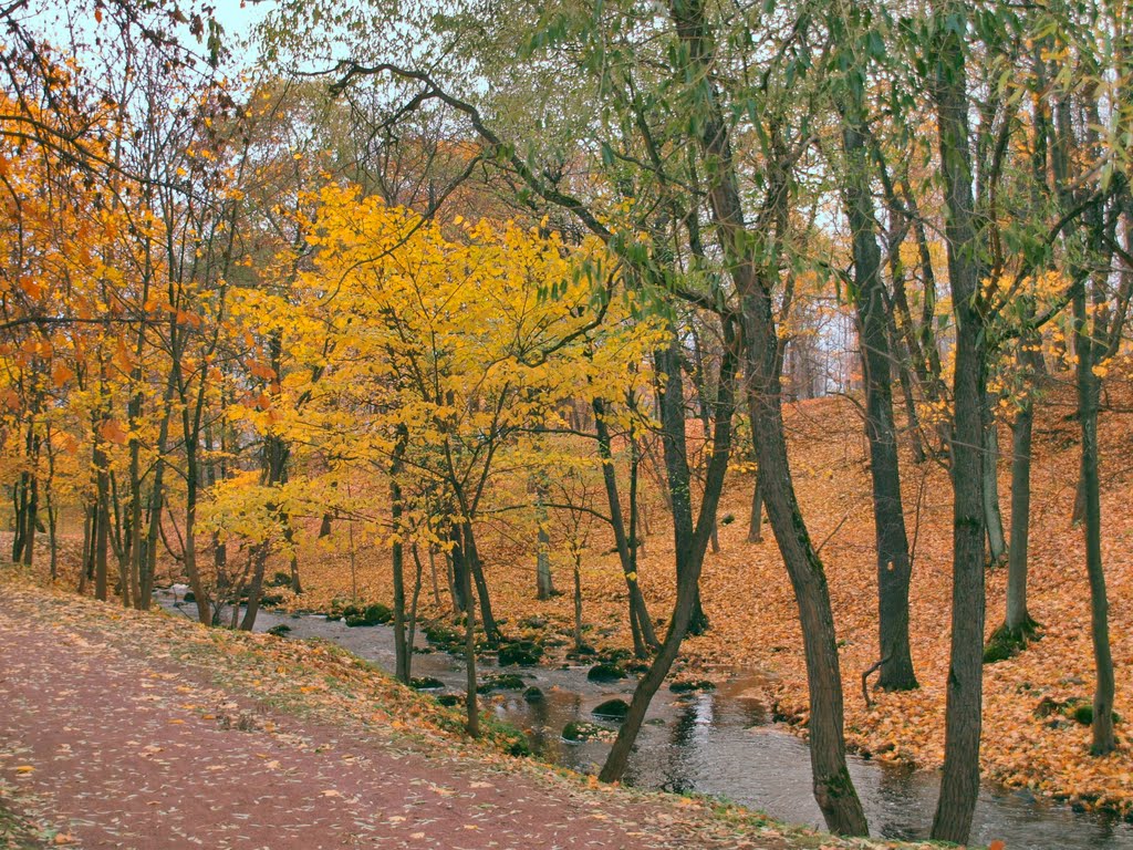 Осень в Ораниенбауме. Autumn in Oranienbaum., Ломоносов