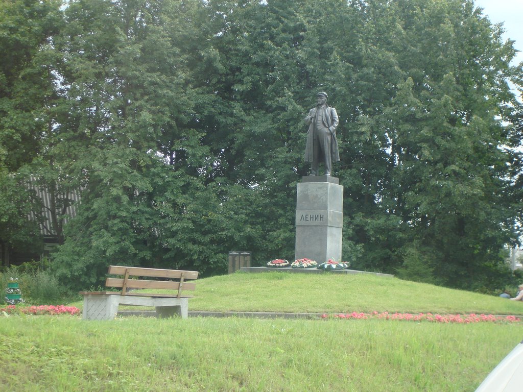 Памятник вождю. Август 2008 г., Парголово