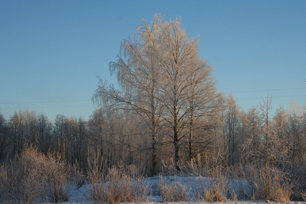 Winter in my town, Подпорожье