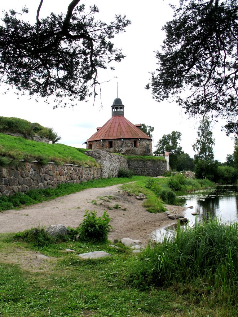 Приозерск. Крепость музей Корелы. Июль 2008 года., Приозерск