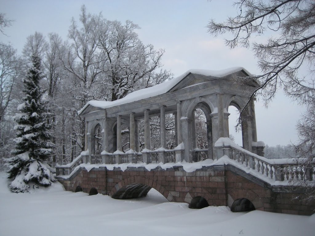 Пу́шкин - Екатерининский Парк - Мраморный мост - Pushkin - Catherine Park - The Marble Bridge, Пушкин