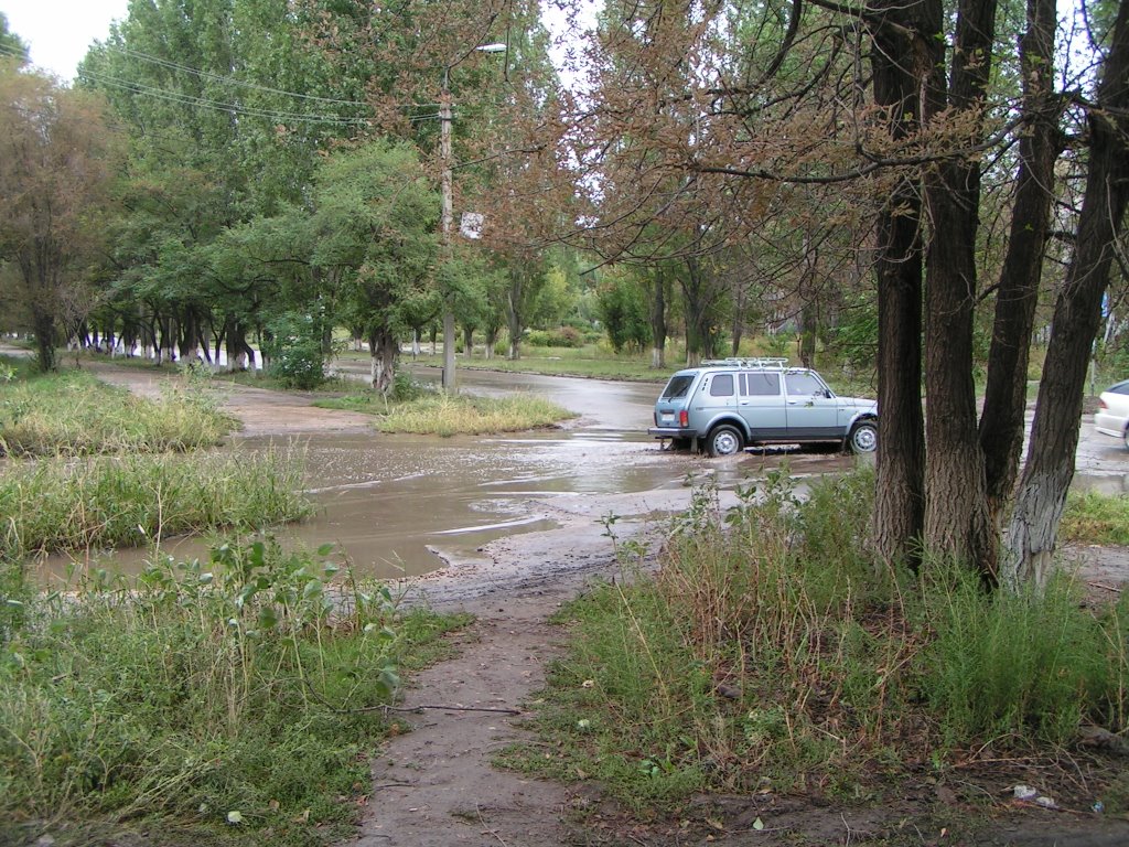 Озеро на перекрестке Вольской и Комсомольской, Балаково