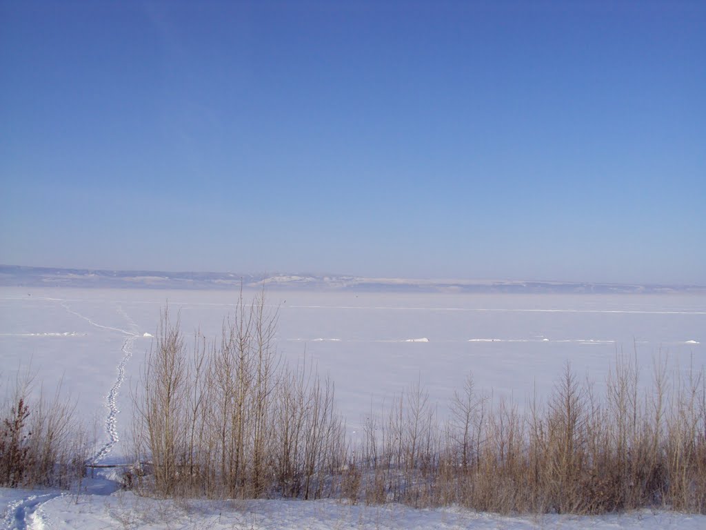 Волга в январе, Духовницкое