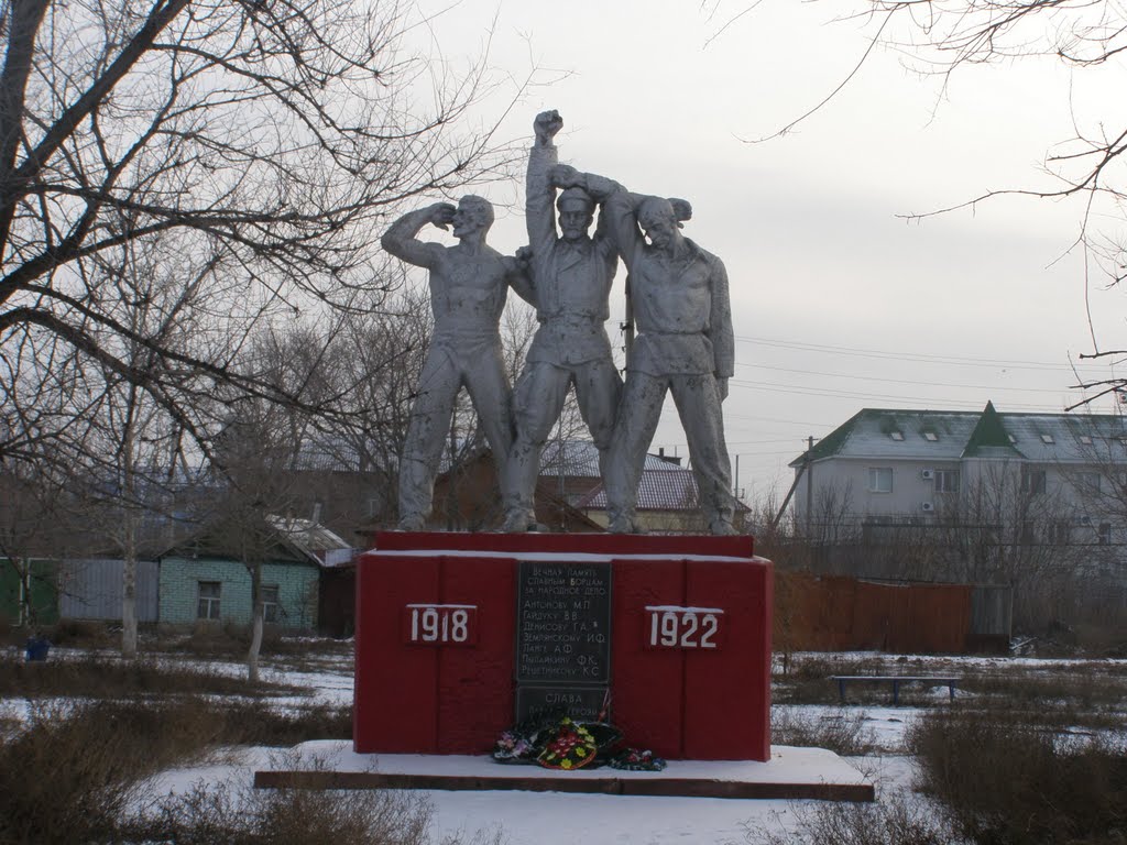 памятник погибшим в годы Гражданской войны, Ершов