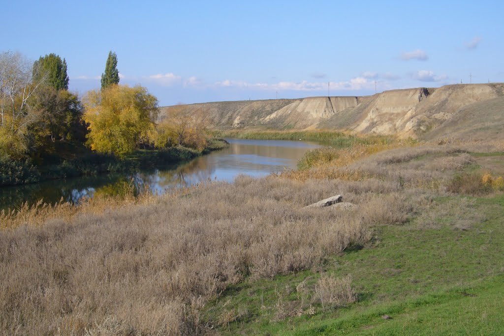Река Б.Караман в Степном, Степное