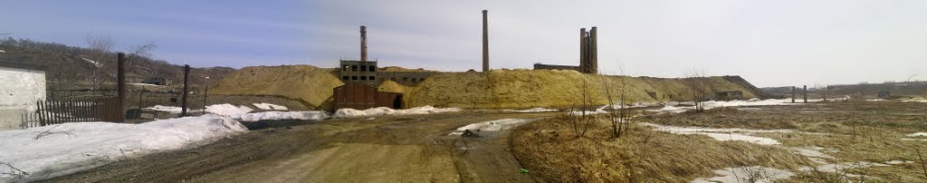 Засыпанный бумажно-целлюлозный завод(20.04.2011г.), Макаров