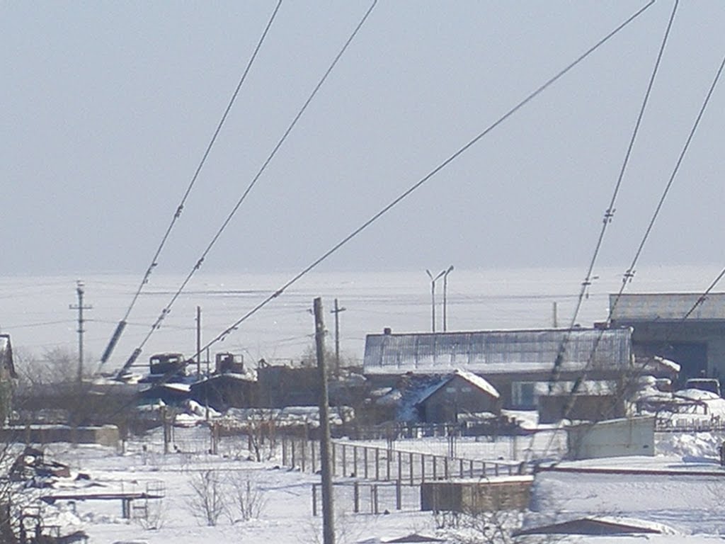 Вид на залив Терпения, Поронайск