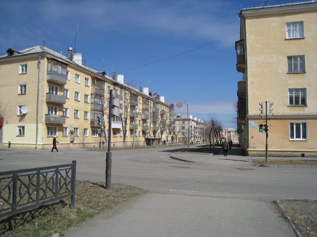 Перекресток на ул.Белинского (2009), Лесной