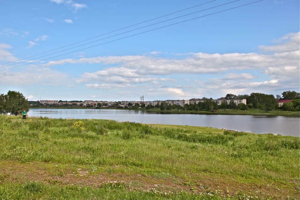 Алапаевск, вид на Нейву и район "Станкозавод", Алапаевск
