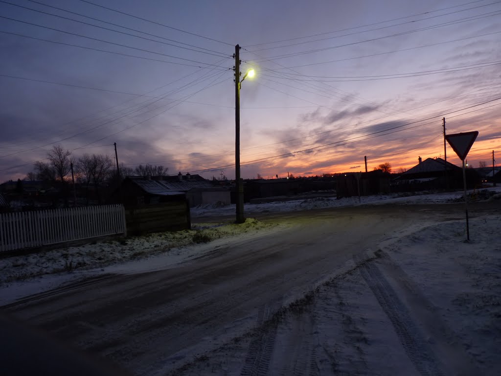 Одинокий фонарь  (5.11.11), Байкалово