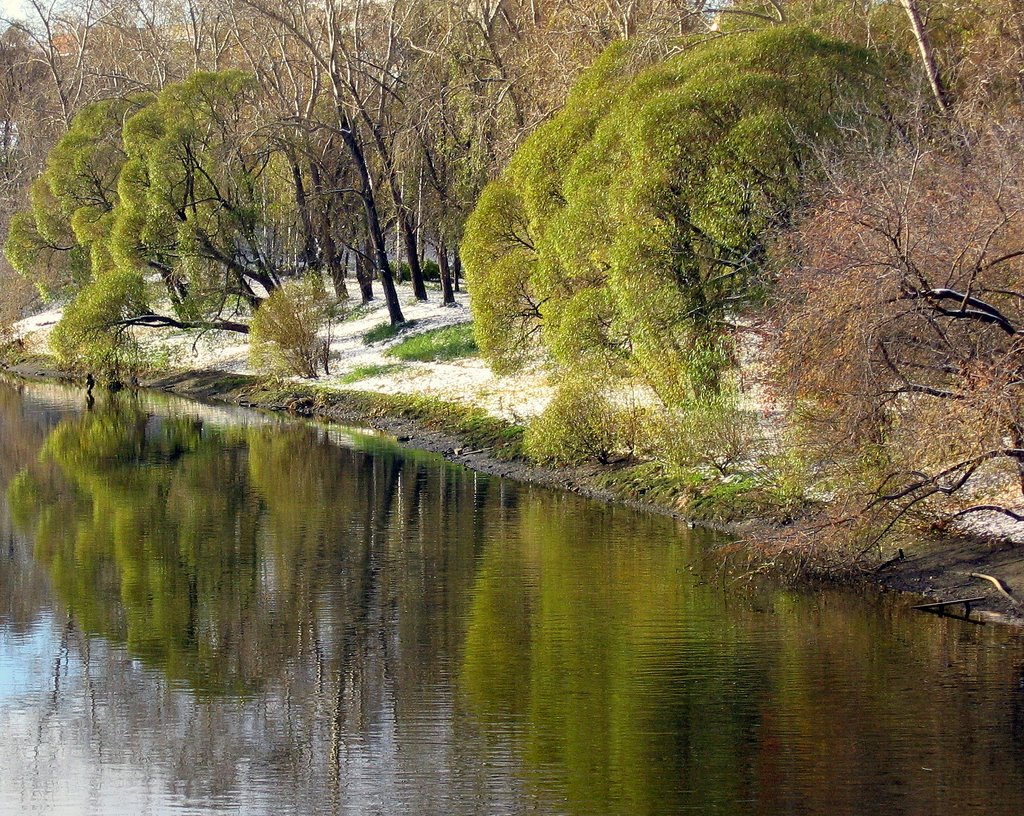 Iset river, Ekaterinburg, Russia, Екатеринбург