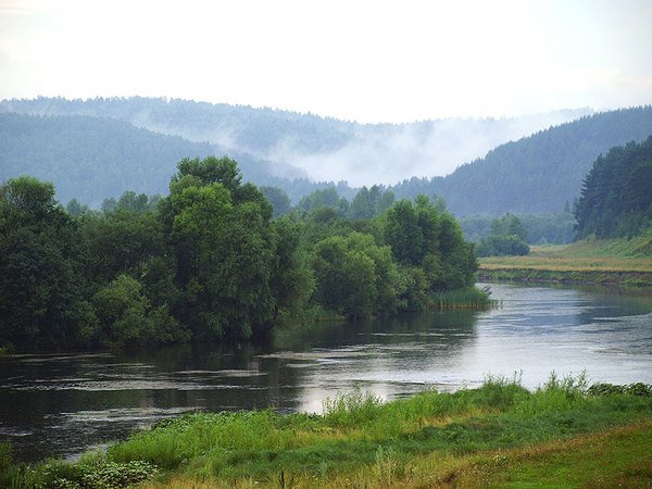 река Уфа близ Михайловска, Михайловск
