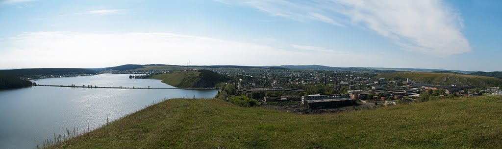 Панорама Михайловска с Воронинского Кукана, Михайловск