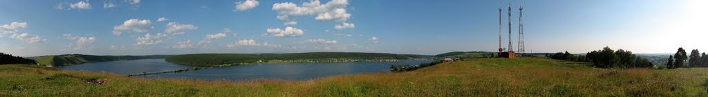 Михайловский пруд, панорама с Пильнинского кукана, Михайловск