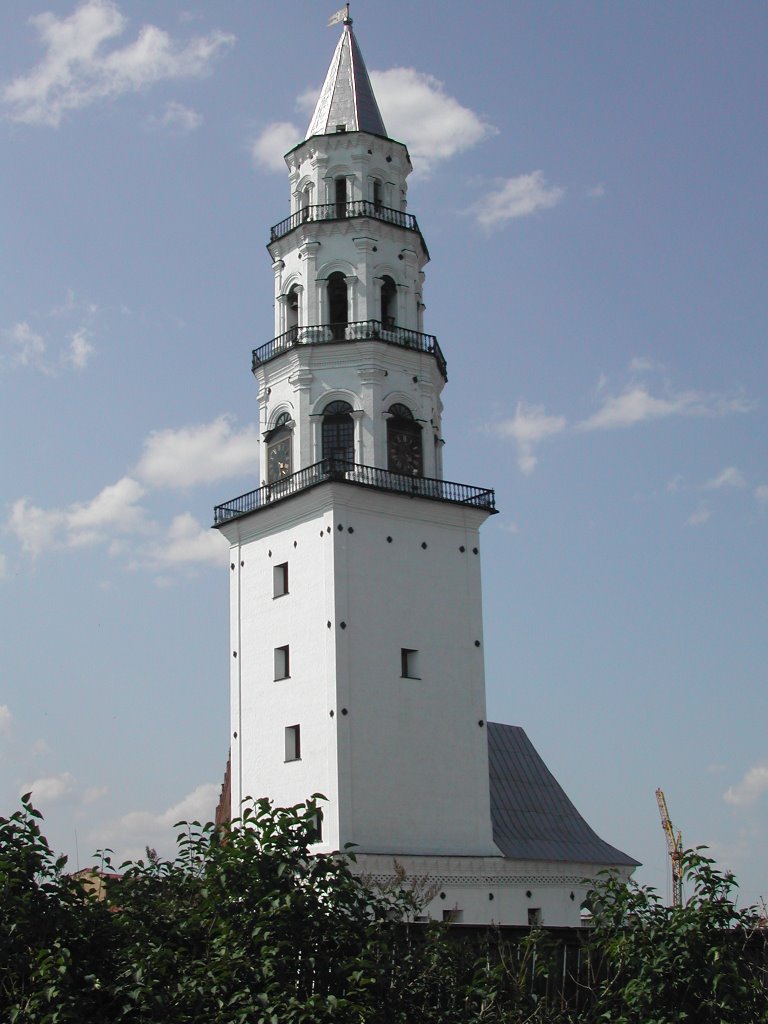 The falling tower, Nevyansk, Невьянск