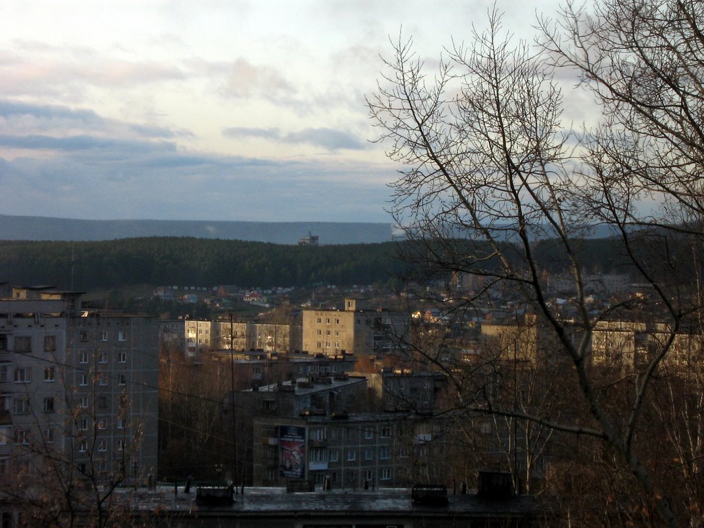 City view from Sovetskaya str., Первоуральск