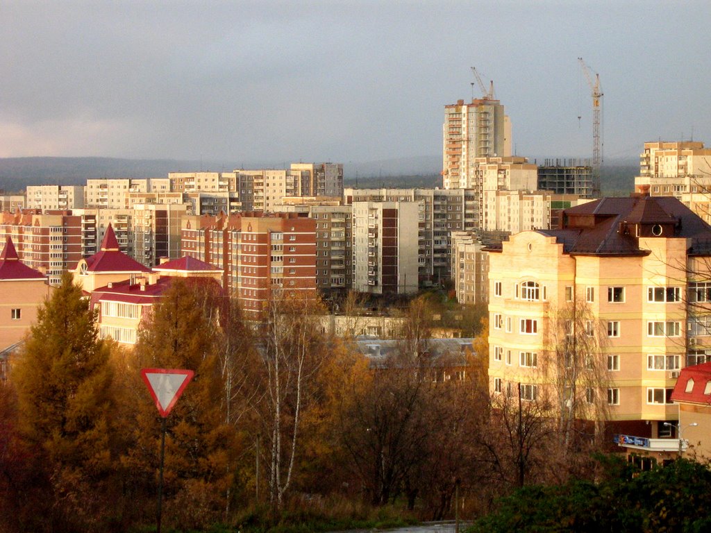 City view from Vatutina str., Первоуральск