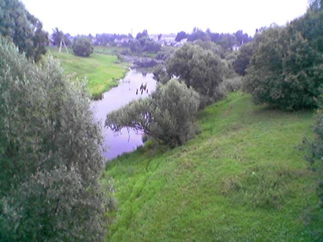 View from the bridge (right bank), Демидов