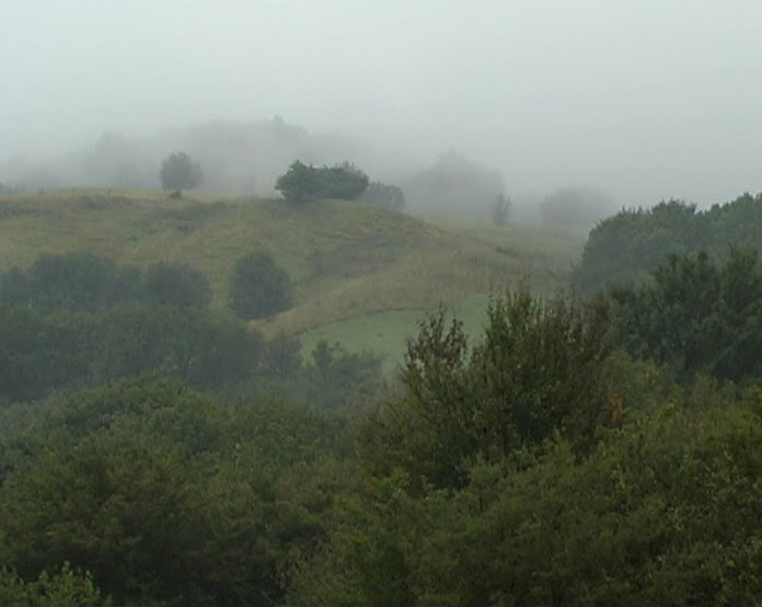 Beshtau mountain in the fog, Иноземцево