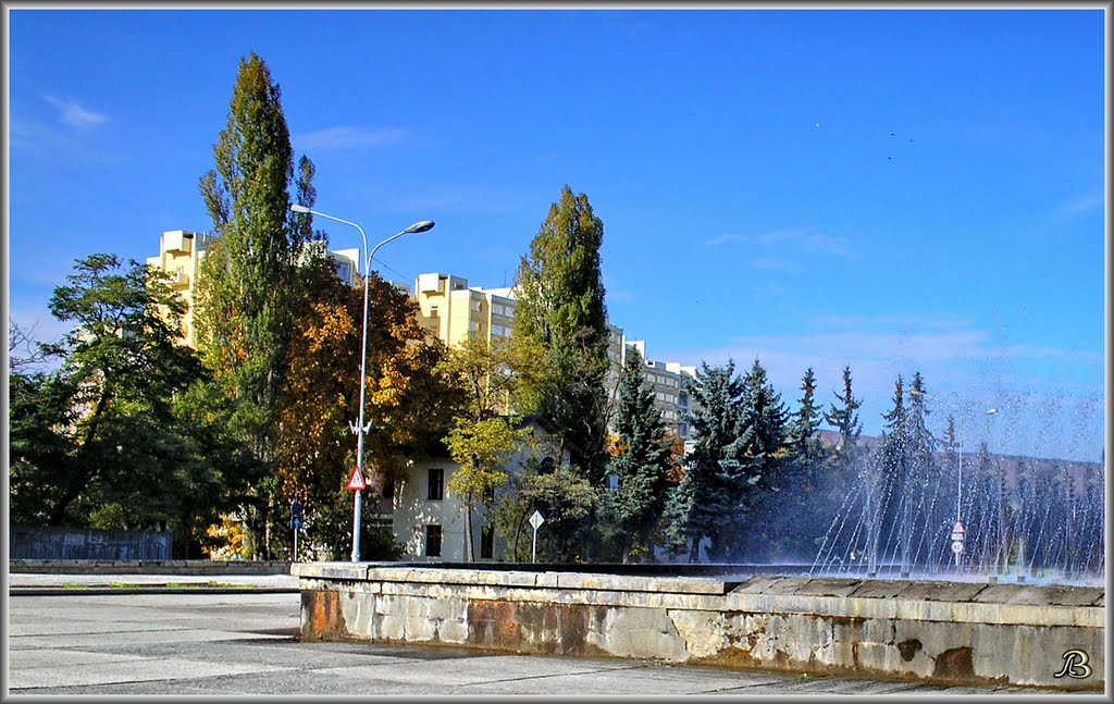 Victory Avenue + Fountain  / Проспект Победы + фонтан, Кисловодск