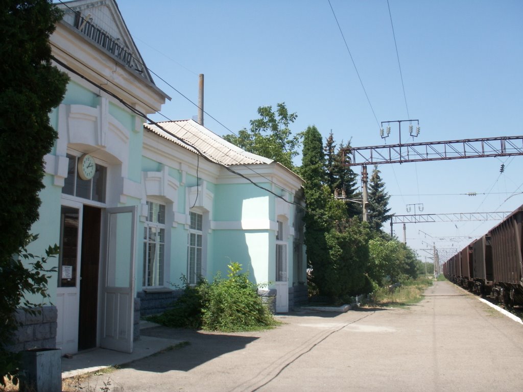 Жд. станция Аполлонская. г.Новопавловск, Новопавловск