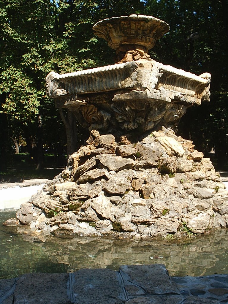Stavropol, old park, old fountain, Ставрополь