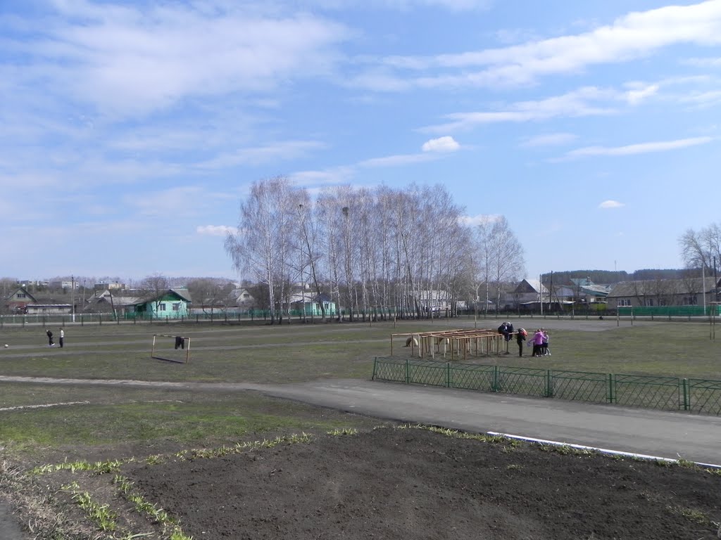 Ранняя весна, с крыльца  2 Гавриловской школы, Гавриловка Вторая