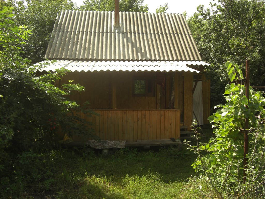 г. Жердевка Любимая баня на терассе реки САВАЛА (август 2009 г.), Жердевка