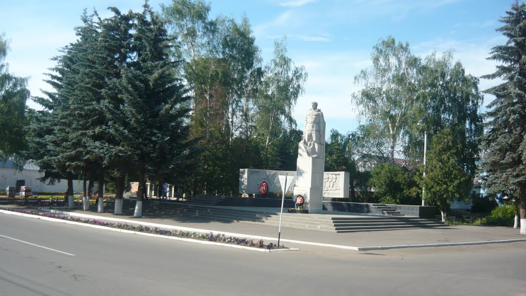 памятник войнам ВОВ в п. Знаменка, Знаменка