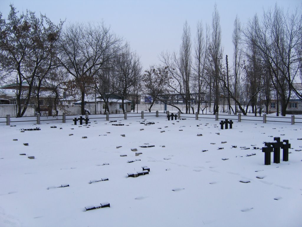 KIRSANOV City. Cemetery of the military period of foreign prisoners of war. Кладбище военного периода иностранных военнопленных в Кирсанове., Кирсанов