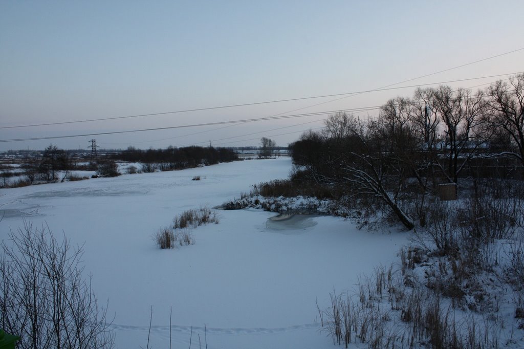 Frozen river, Мичуринск