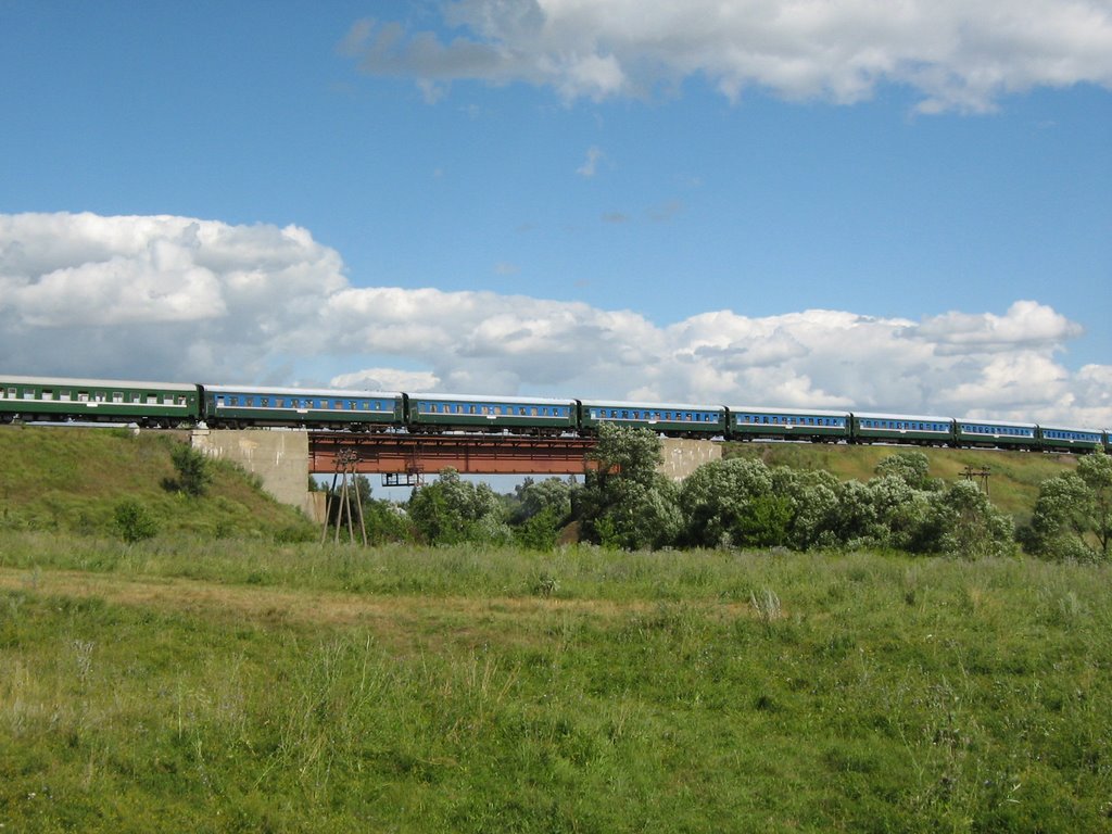 Мордово - Железнодорожный мост через р. Битюг, Мордово