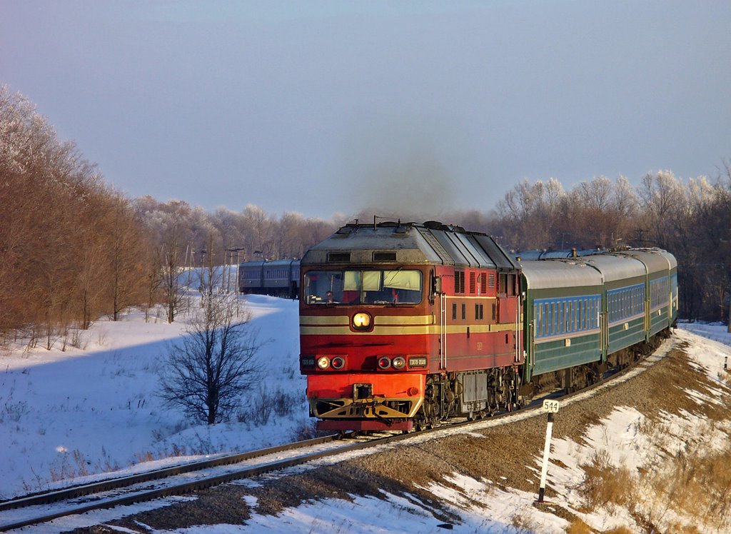 пассажирский поезд, Мордово