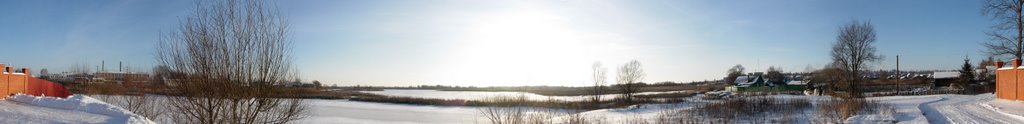 Tsna bog near Morshansk, winter panorama, Моршанск