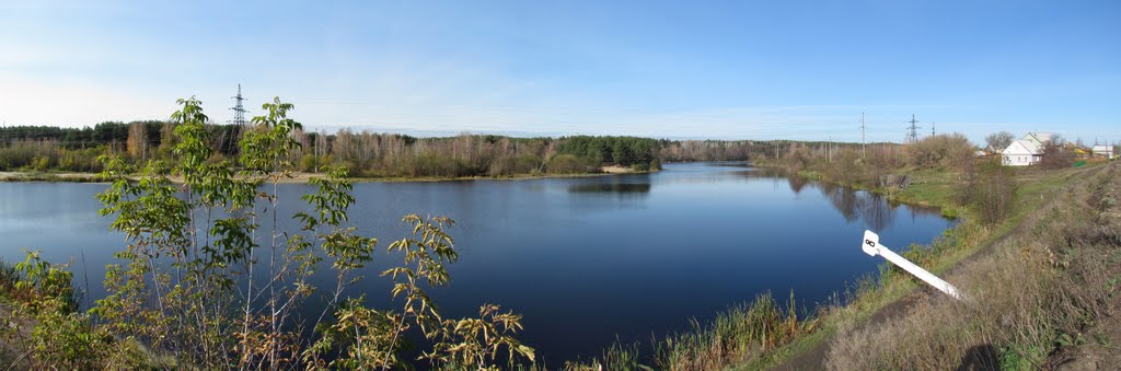 Panorama of Rasskazovo Pond, Рассказово