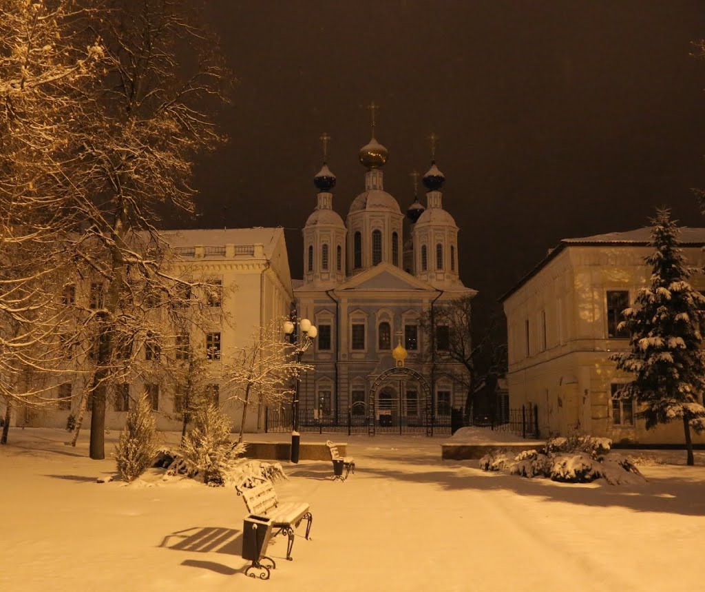 Ночной город Тамбов