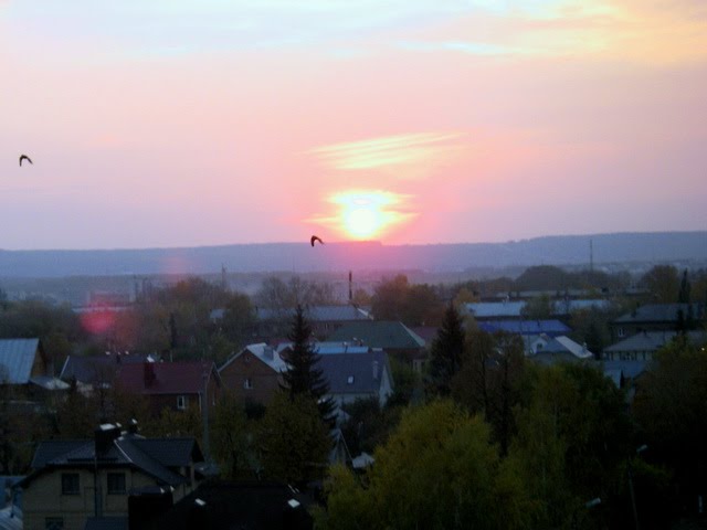 sunset in Almetyevsk, Альметьевск