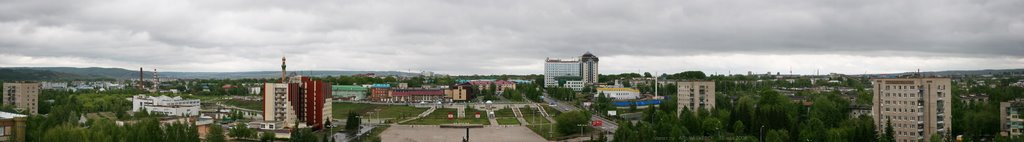 Almetyevsk panorama - Панорама Альметьевска, Альметьевск