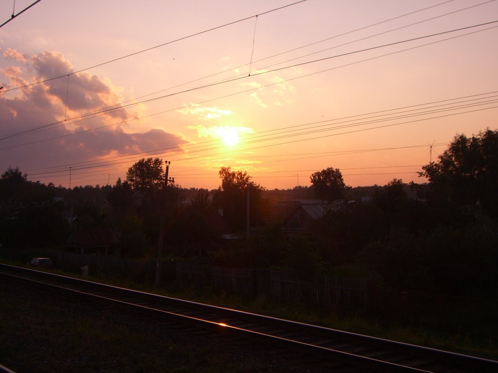 Sunset around Kazan, Апастово