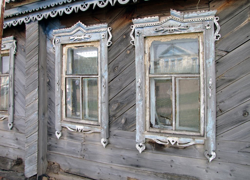 Сны старого, старого дома.( Dreams of the old, old house ). Bazarnyye Mataki,Tatarstan (Russia), Базарные Матаки