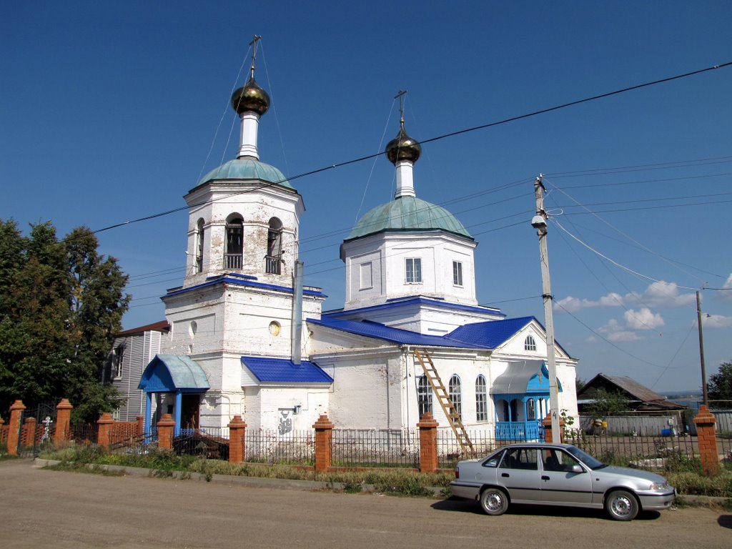Свято-Николо-Ильинская церковь (1831-1838). Verkhiy Uslon, Tatarstan (Russia), Верхний Услон