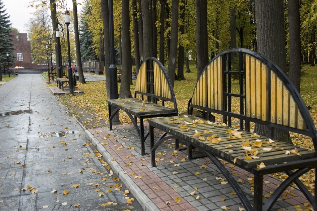 Лавки в парке Победы, Зеленодольск