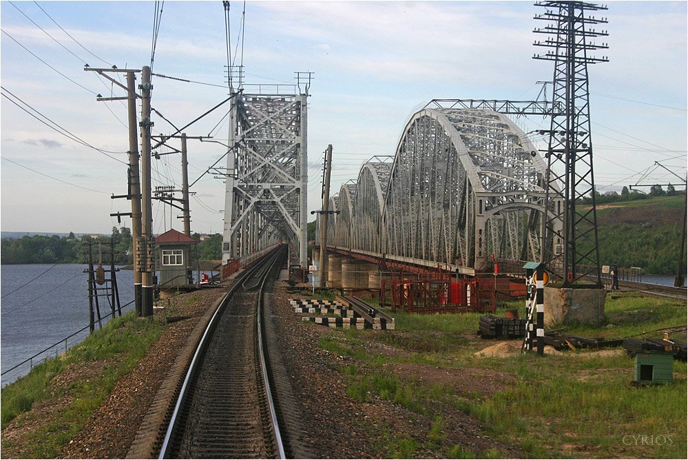 Bridge over Volga, Зеленодольск