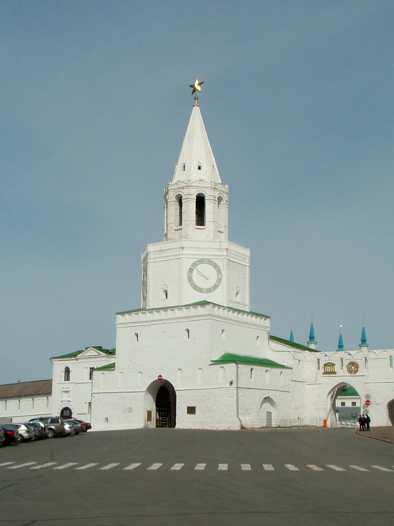 Spasskaya tower of Kazan Kremlin, Казань