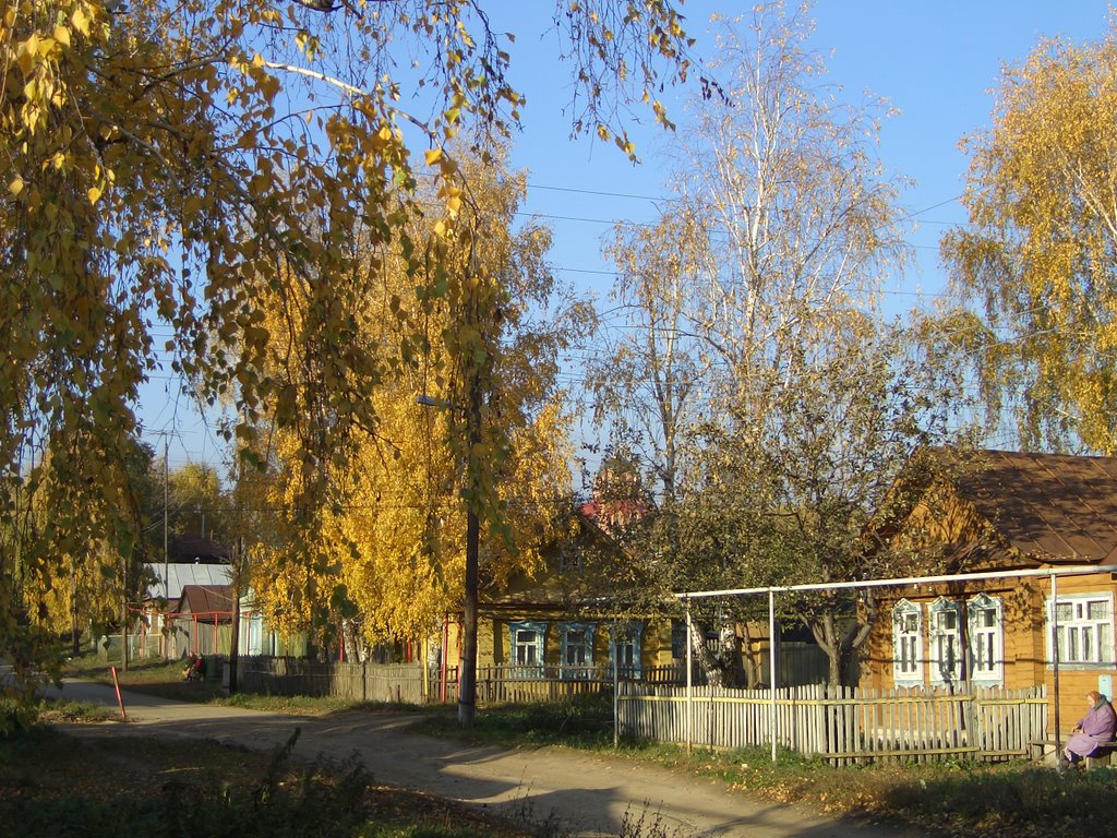 улица Первомайская в Лаишево (осень), Лаишево
